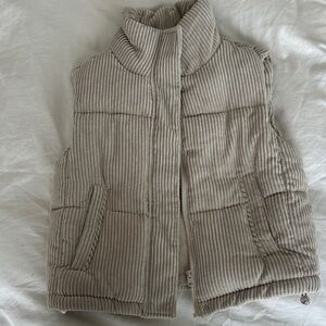 7 For All Mankind Ribbed Vest - Light Gray